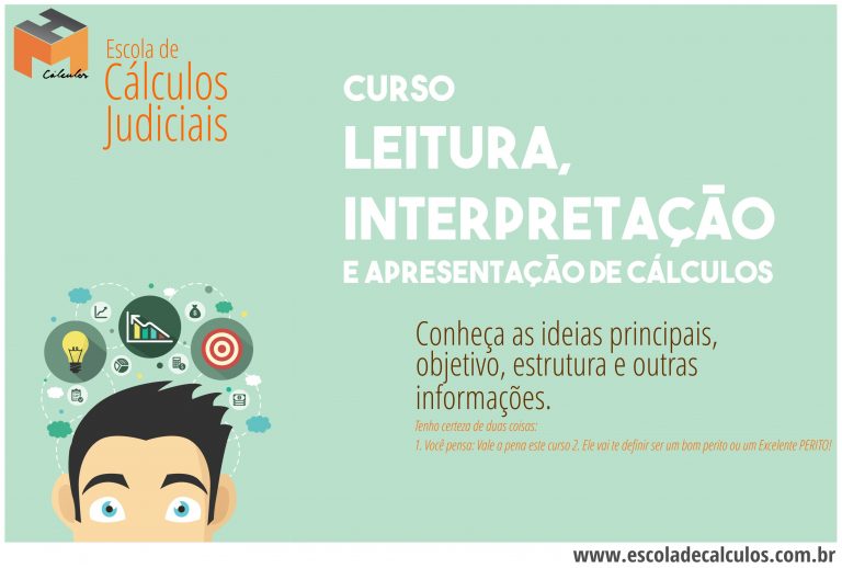 Curso de Cálculos Judiciais – Leitura Interpretação e Apresentação de Cálculos