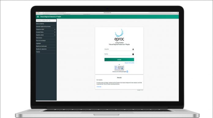 TRF4: Eproc: processo eletrônico da Justiça Federal da 4ª Região tem mudanças na interface (30/08/2019)