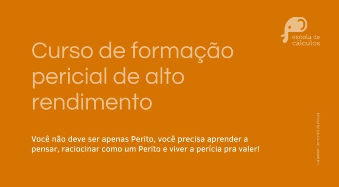 Formação em Cálculos judiciais de Alto Desempenho I Escola de Cálculos