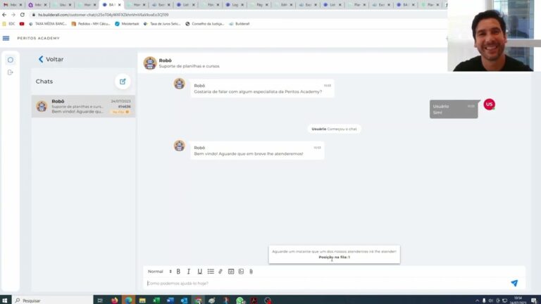 Como acessar o Help Desk da Peritos Academy