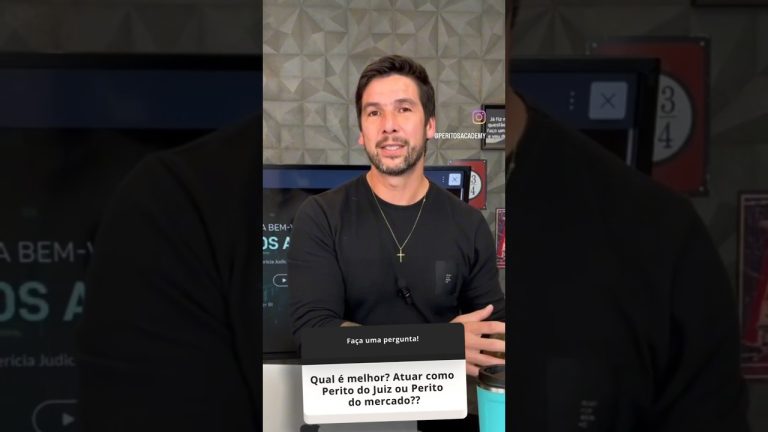 Será que você sabe realmente?! Ser perito do juíz ou do mercado?!