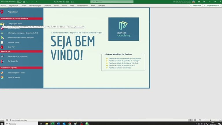 Veja a melhor planilha da RMC em ação