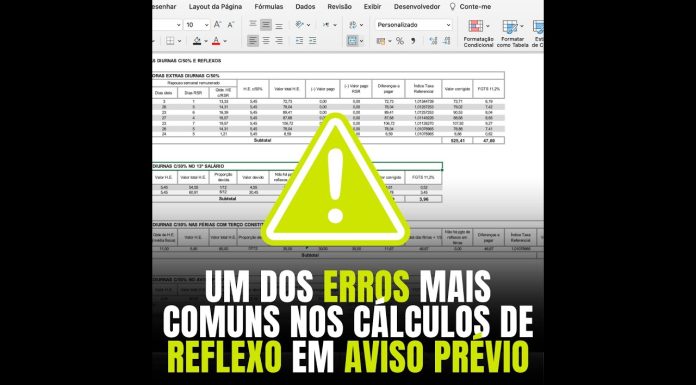Esse erro simples pode estragar teu cálculo trabalhista