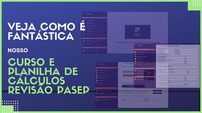A melhor curso e planilha da Revisão PASEP do mercado