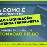 Melhor curso de PJE Calc + Ferramenta de Automação Exclusiva