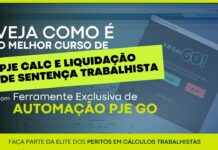 Melhor curso de PJE Calc + Ferramenta de Automação Exclusiva