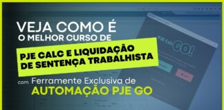 Melhor curso de PJE Calc + Ferramenta de Automação Exclusiva