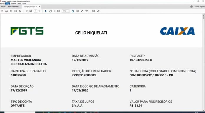 Elabore um cálculo real da revisão do FGTS comigo